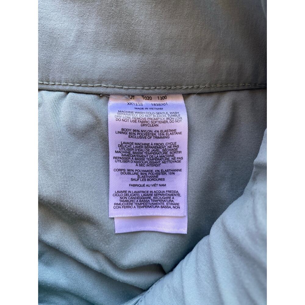 Columbia All Seasons Ruched Skort Women’s Med Sage Green Built-In Shorts Hiking - Picture 6 of 9